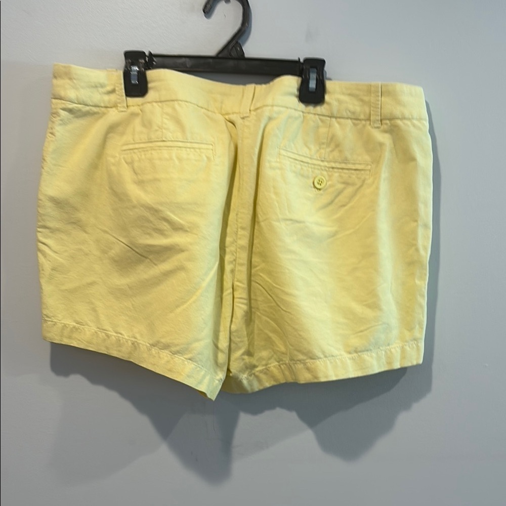 J. Crew Yellow Bermuda Shorts Classic Lightweight Design - Picture 4 of 5